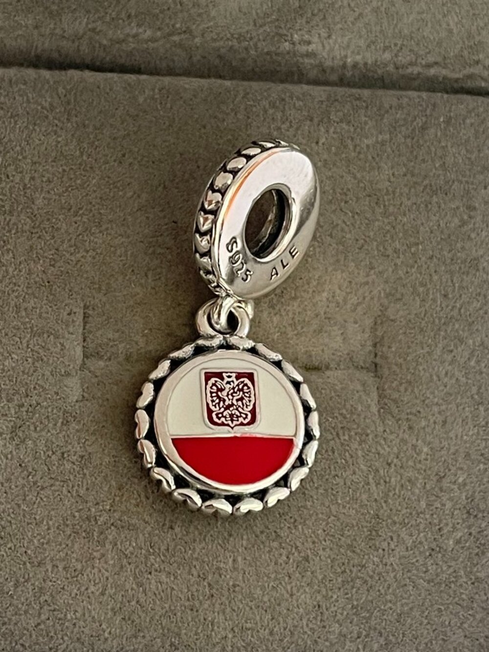 Pandora Poland Flag Exclusive Charm